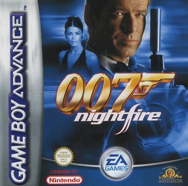 007 Nightfire box art for GameBoy Advance